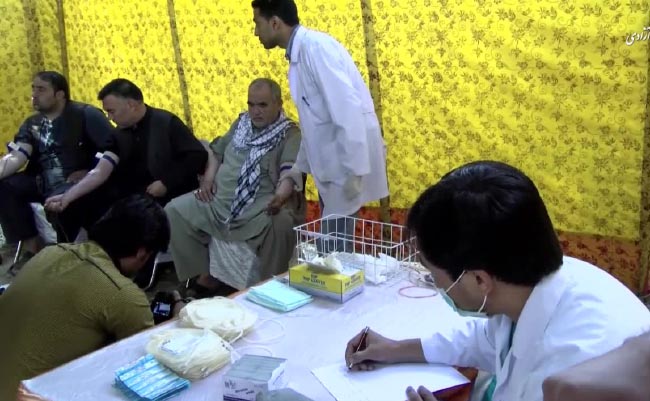 اهدای 540 هزار سی‌سی خون به بانک‌ خون کابل  در روز عاشورا